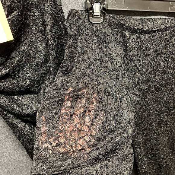 NWT -Mars The Label The Lace Asymmetric Trouser Set in Black - Size Small (8 UK) - Picture 13 of 15